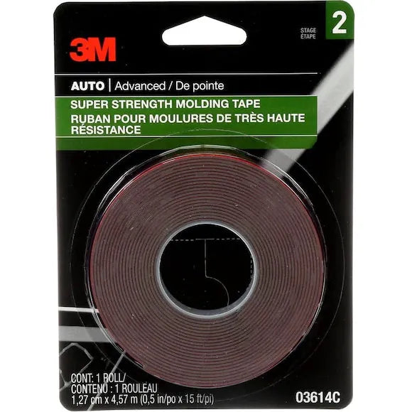 3M 1/2in X 15ft Molding Tape Part #: 03614