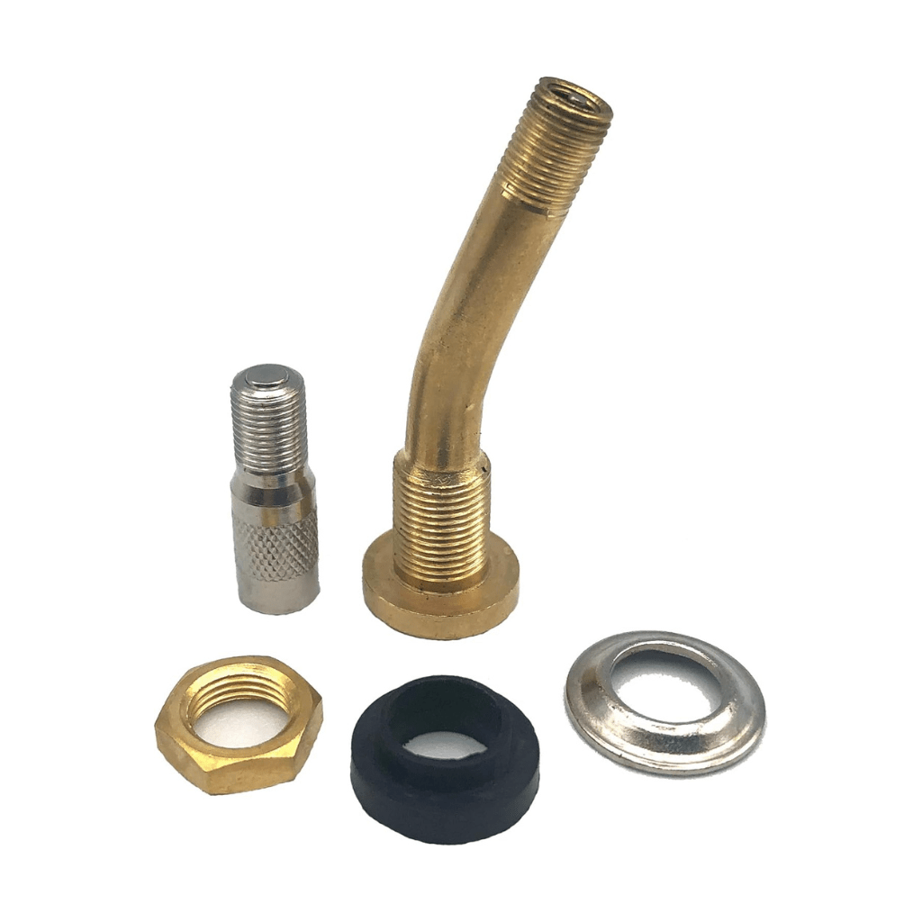 RASE Tire and Auto LLC 1x 1/4" Valve Stem with Bend for Ford F Series Inner Dual Wheels