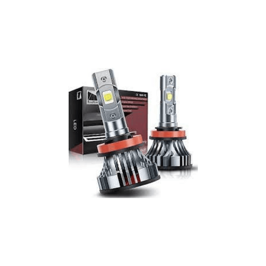 RASE Tire and Auto LLC 1x Pair H11 High Performance LED Headlight Bulb, High Beam, Low Beam