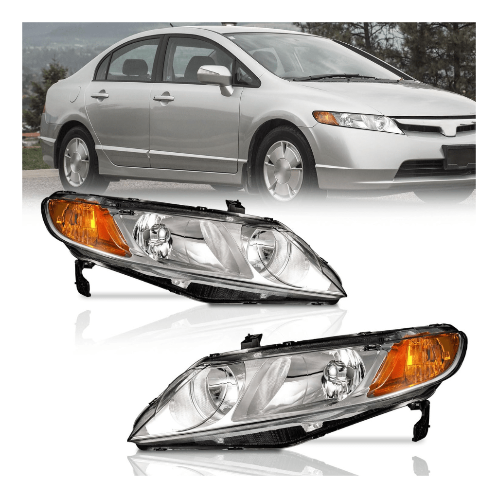 RASE Tire and Auto LLC 2006-2011 Honda Civic 4-Door models Headlights