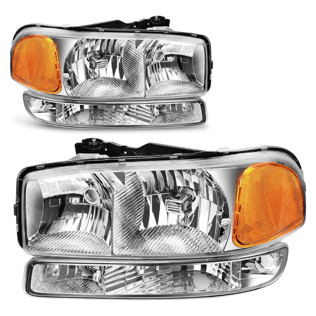 RASE Tire and Auto LLC 99-06 GMC Sierra HD 1500 2500/ Classic / 00-06 GMC Yukon XL Headlights