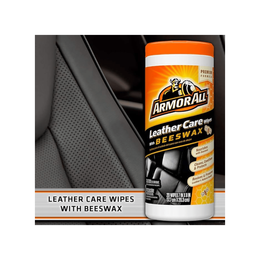 RASE Tire and Auto LLC Armor All LEATHER CARE WIPES WITH BEESWAX