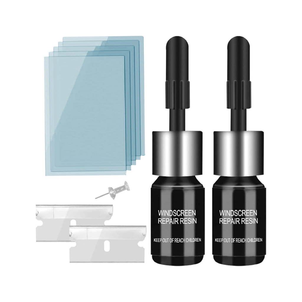 RASE Tire and Auto LLC Automotive Windshield Repair Kit For Chipped And Cracked Windshields