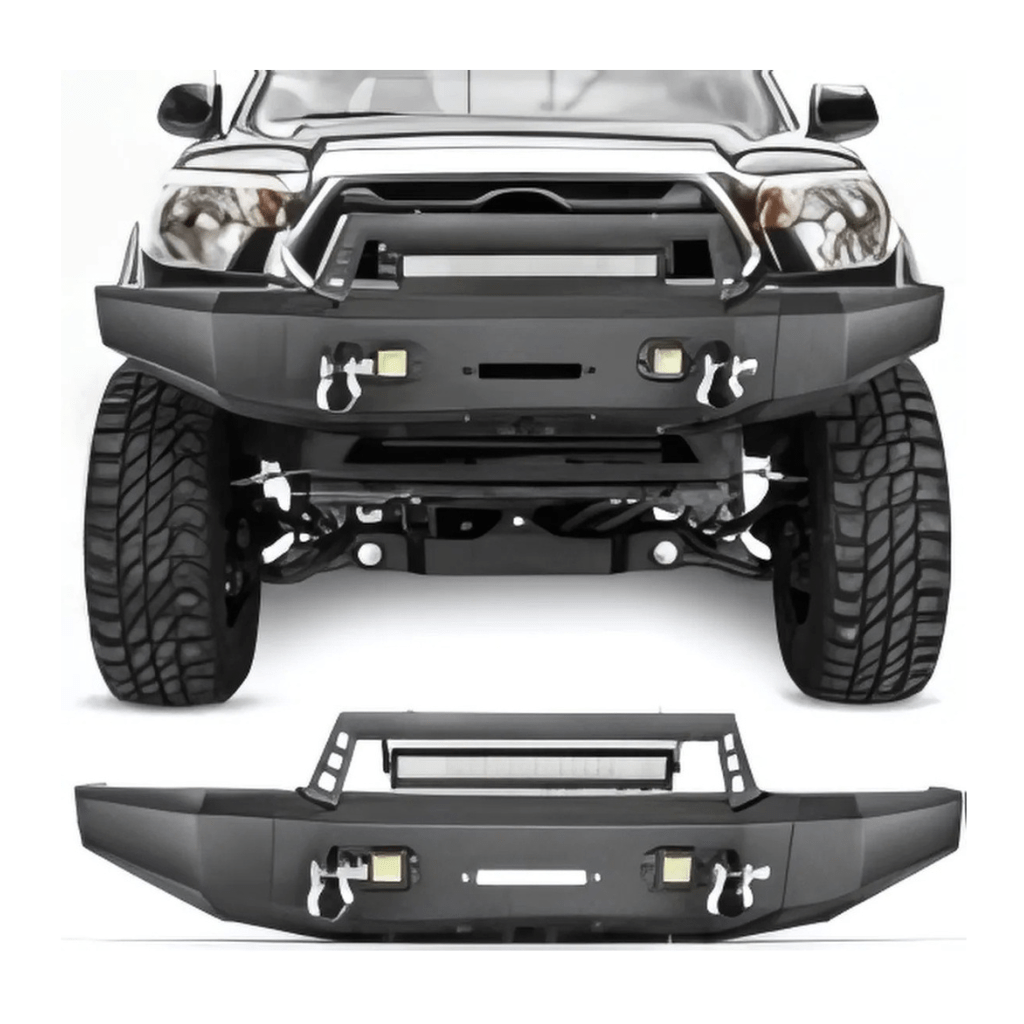 Rase Tire and Auto LLC car parts 1 PC Front Bumper Full Width Steel Compatible for 2014-
2021 Toyota Tundra Pickup Truck with Winch Plate Offroad 120W Light Bar 18w LED Light Pods