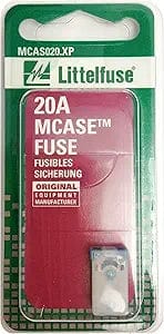 RASE Tire and Auto LLC car parts Littelfuse Fuse - Mcase 32Vdc 20A: 20 Amp, Blue, Mcase, 1 Pack
