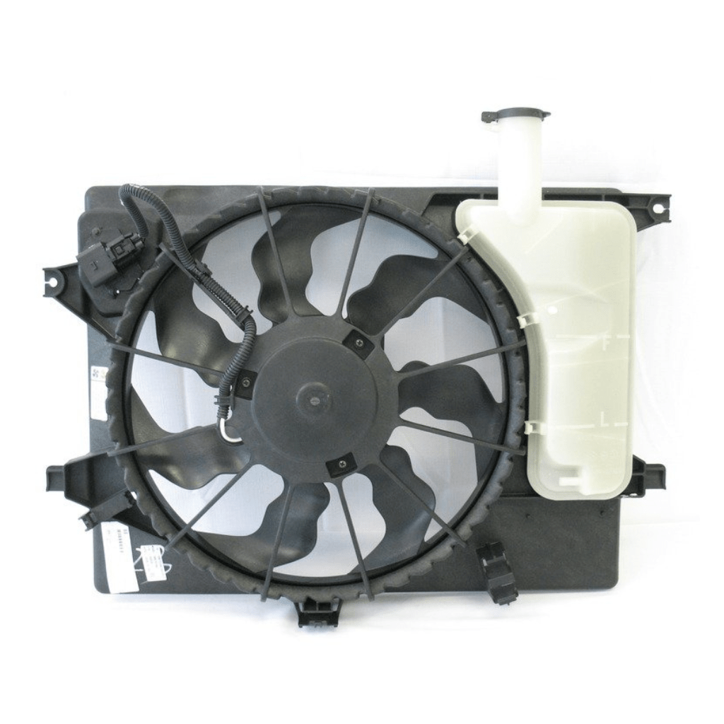 RASE Tire and Auto LLC FAN-HN67024A Replacement Radiator/Condenser Cooling Fan Assembly 11- HN ELANTRA Sedan/Kia Forte 14-1.8/2.0L 1.8L W/RESISTOR (FAN-HN67024A)