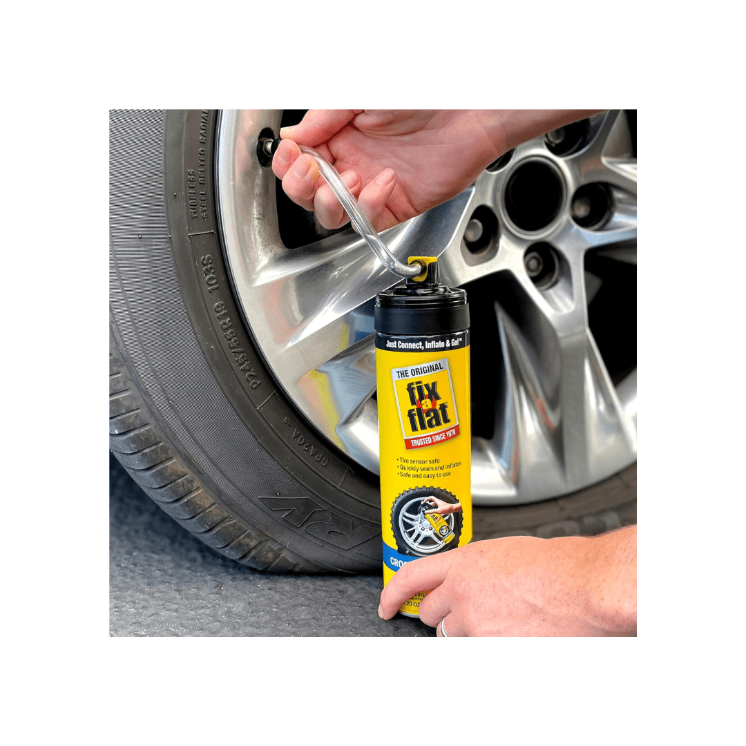 RASE Tire and Auto LLC Fix-a-Flat S60430 Aerosol Emergency Flat Tire Repair and Inflator, For Large Tires, Eco-Friendly Formula, Universal Fit for all Cars and Small Trucks/SUVs, 20 oz. (Pack of 1)