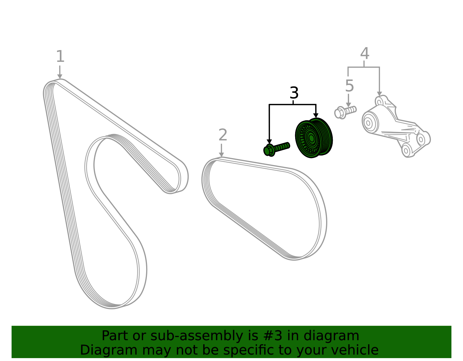 RASE Tire and Auto LLC Genuine GM Drive Belt Idler Pulley 12720530