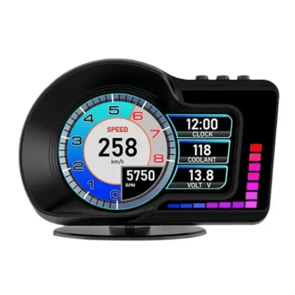 RASE Tire and Auto LLC GPS + OBD2 Gauge Display For Gasoline Cars After-2008