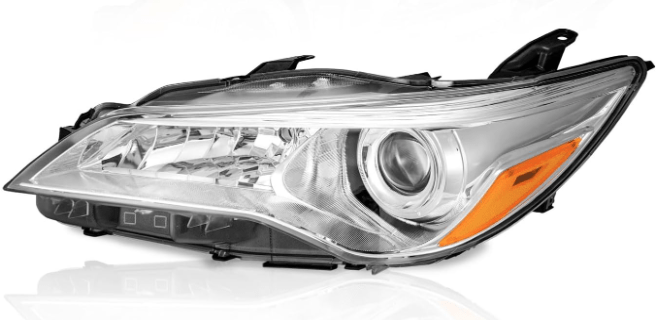 RASE Tire and Auto LLC Headlights 1x Left Driver Side Right |Passanger Side 2015-2017 Toyota Camry Chrome Headlights Clear Projector lamp
