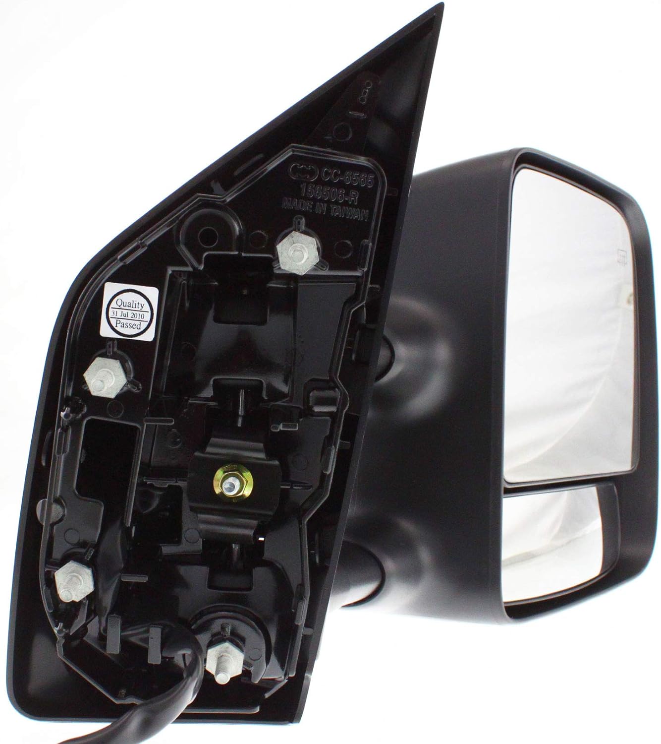 RASE Tire and Auto LLC PASSANGER Right Power Heated Towing Door Mirror Nissan Titan 2004-2005 Chrome