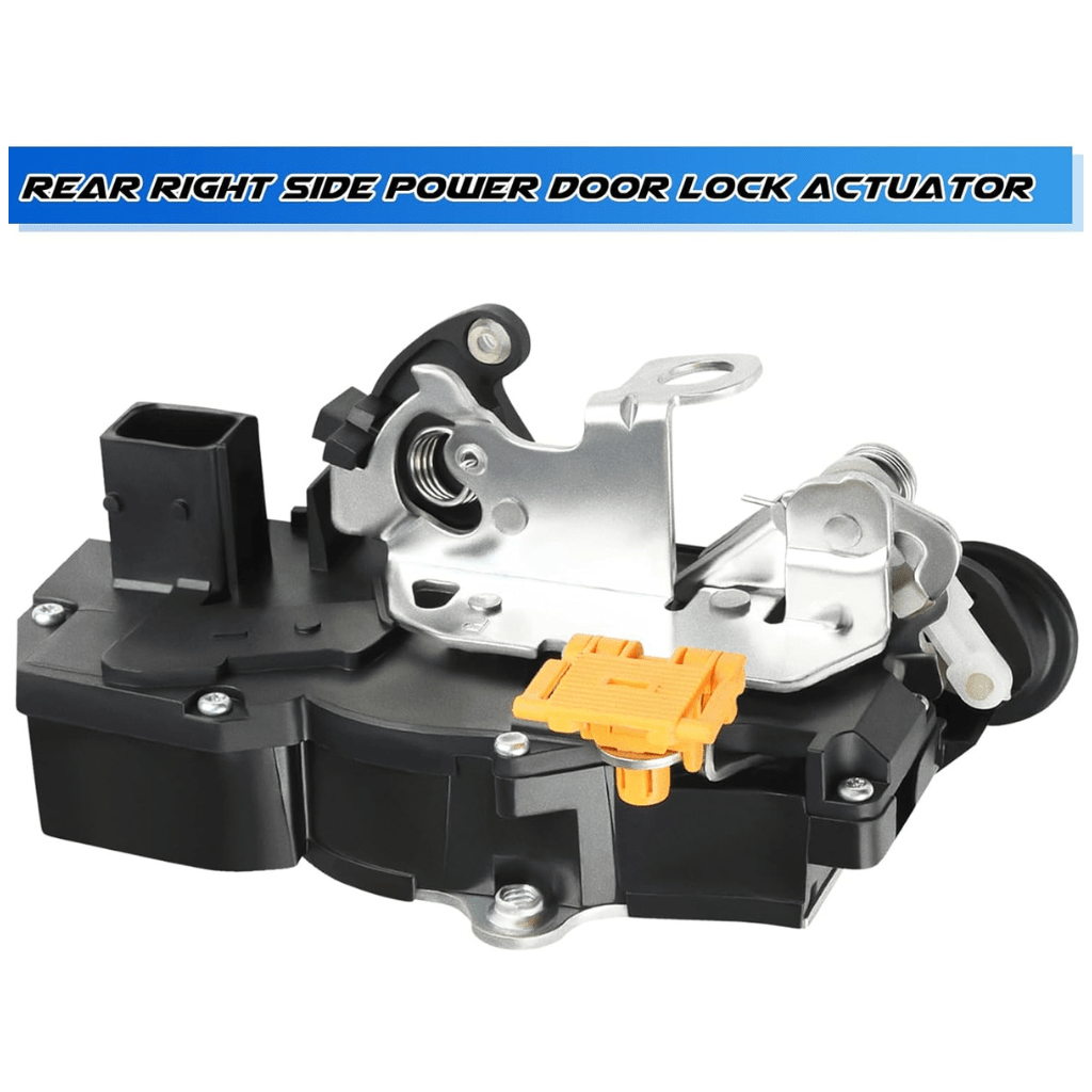 RASE Tire and Auto LLC  Rear Right Passenger Side Door Lock Latch Actuator Motor Replacement for 2007 2008 2009 Chevy Silverado Suburban Tahoe Avalanche GMC Sierra Yukon XL 1500 2500 Cadillac Escalade ESV EXT 2007-2009