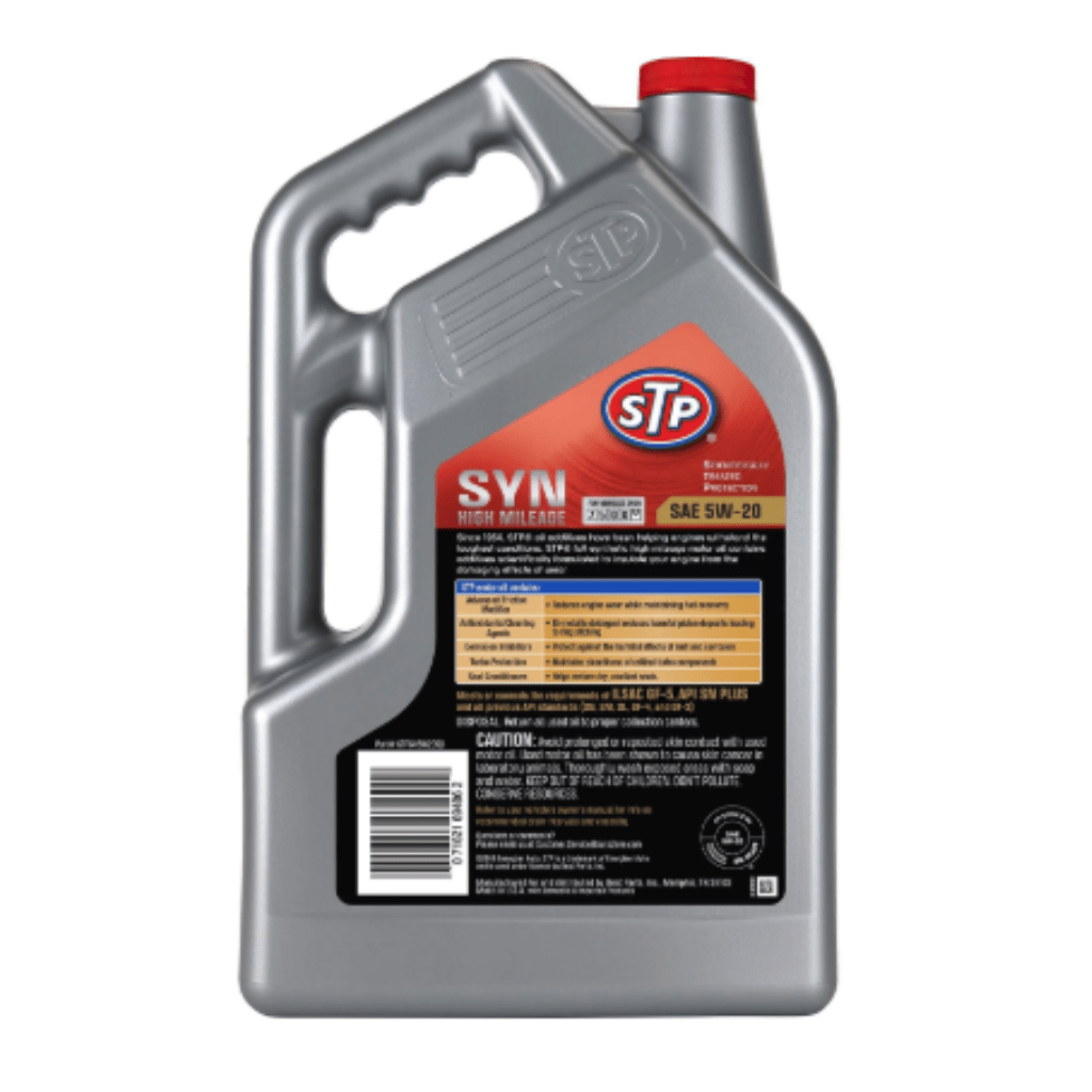 RASE Tire and Auto LLC STP High Mileage Full Synthetic Engine Oil 5W-20 5 Quart