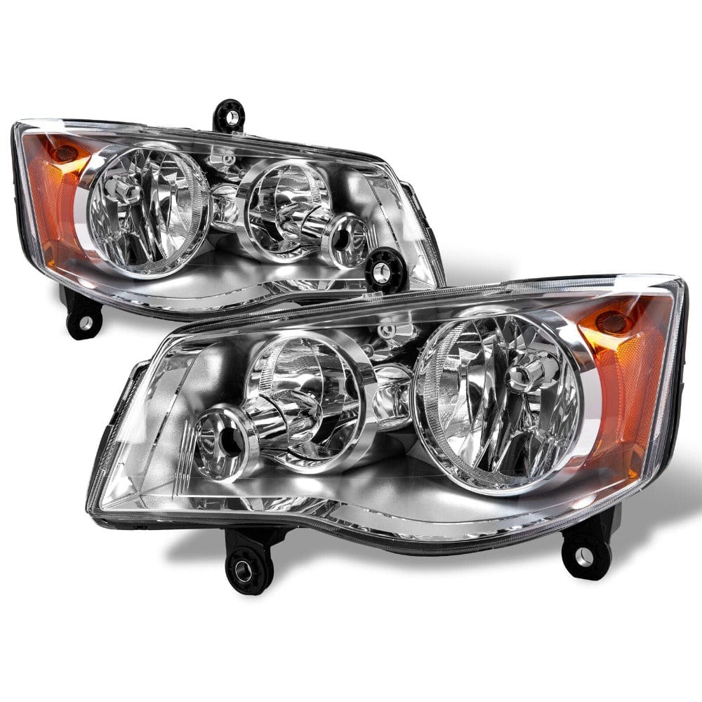 RASE Tire and Auto LLC 08-16 Chrysler Town&Country | 11-19 Dodge Grand Caravan Headlights Headlamps