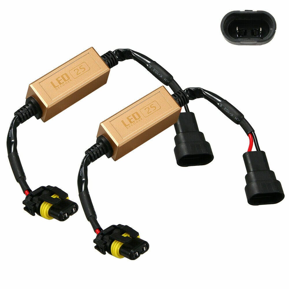 RASE Tire and Auto LLC 9005/9006/9012 LED Headlight Decoder Canbus Anti Flicker Resistor Canceller