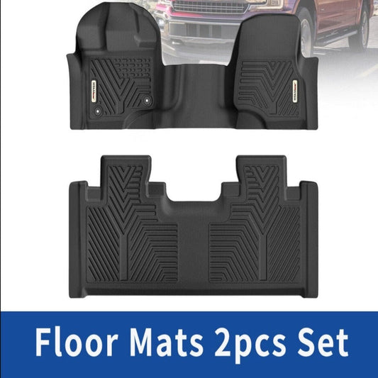 RASE Tire and Auto LLC All Weather Floor Mats Floor Liners for 2015-2023 Ford F-150 (Extended) SuperCab