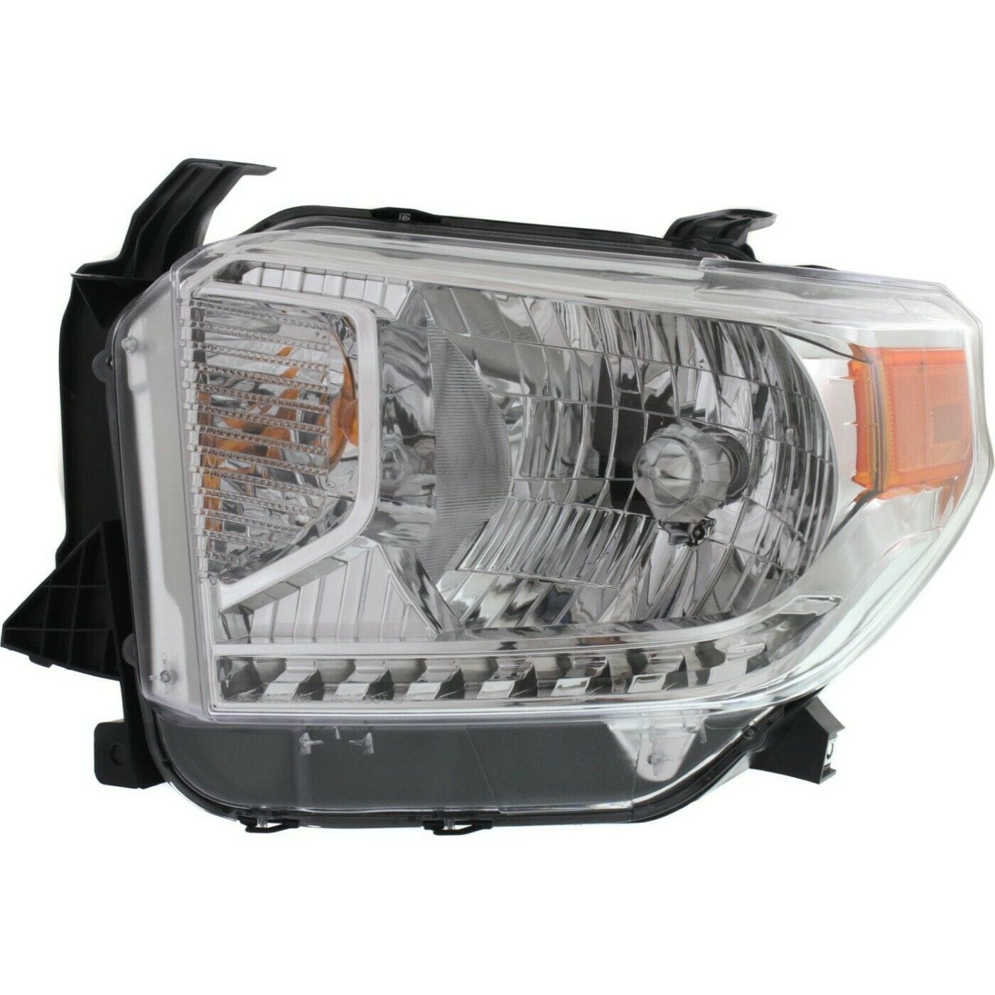 RASE Tire and Auto LLC Headlights NEW 2014-2017 Toyota Tundra Headlights Set Chrome Housing Amber Corner OE Style