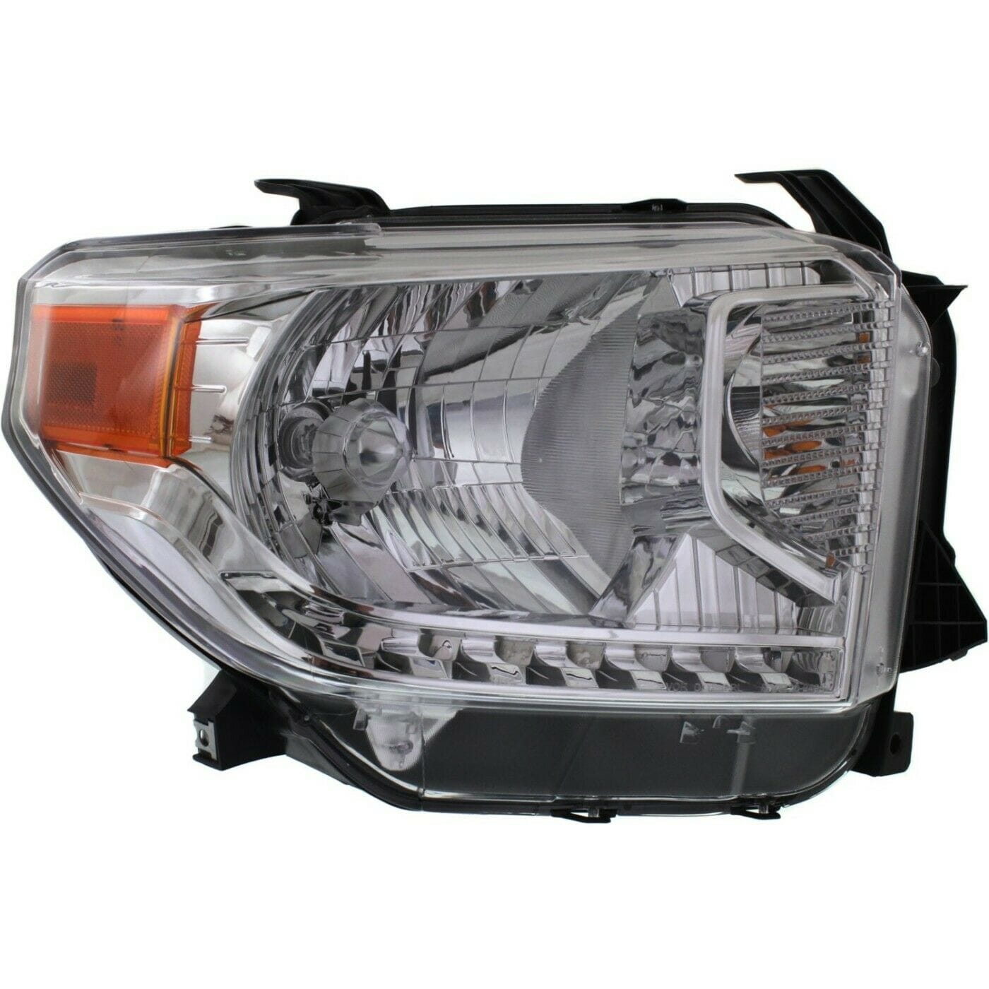 RASE Tire and Auto LLC Headlights NEW 2014-2017 Toyota Tundra Headlights Set Chrome Housing Amber Corner OE Style