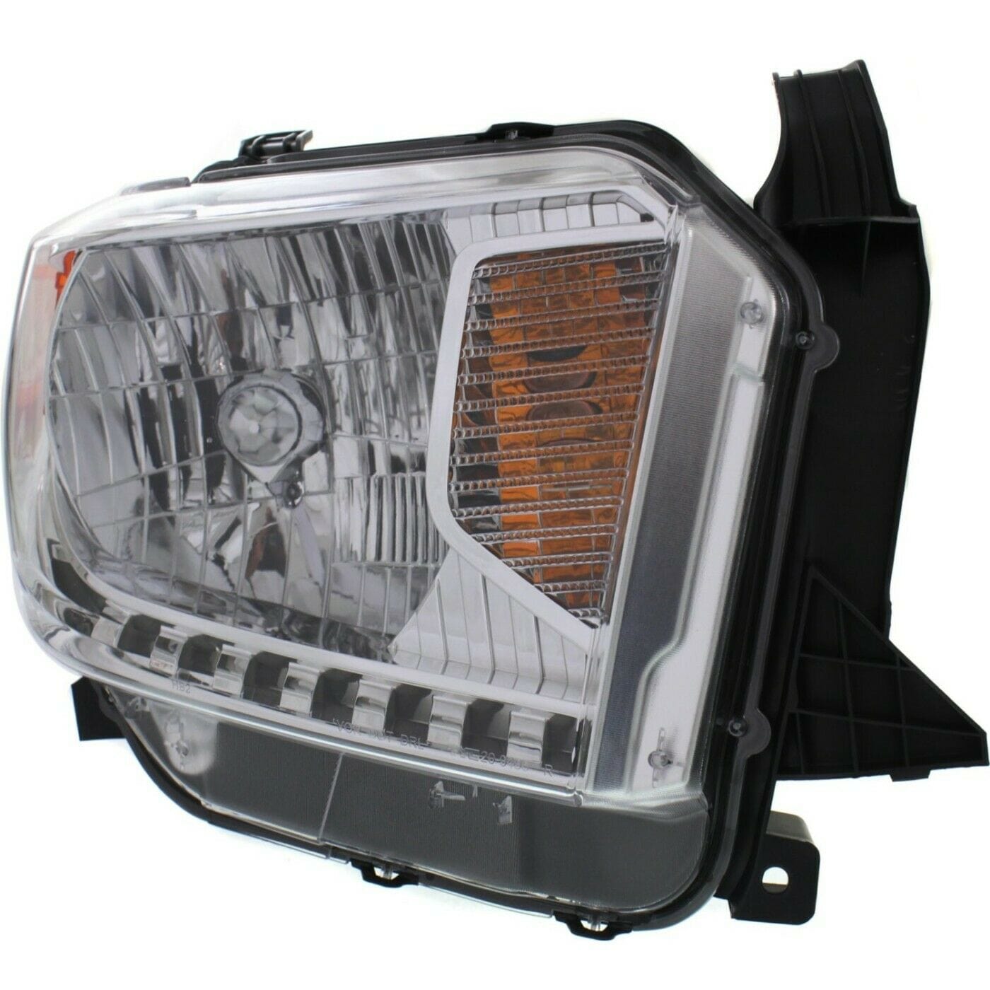 RASE Tire and Auto LLC Headlights NEW 2014-2017 Toyota Tundra Headlights Set Chrome Housing Amber Corner OE Style