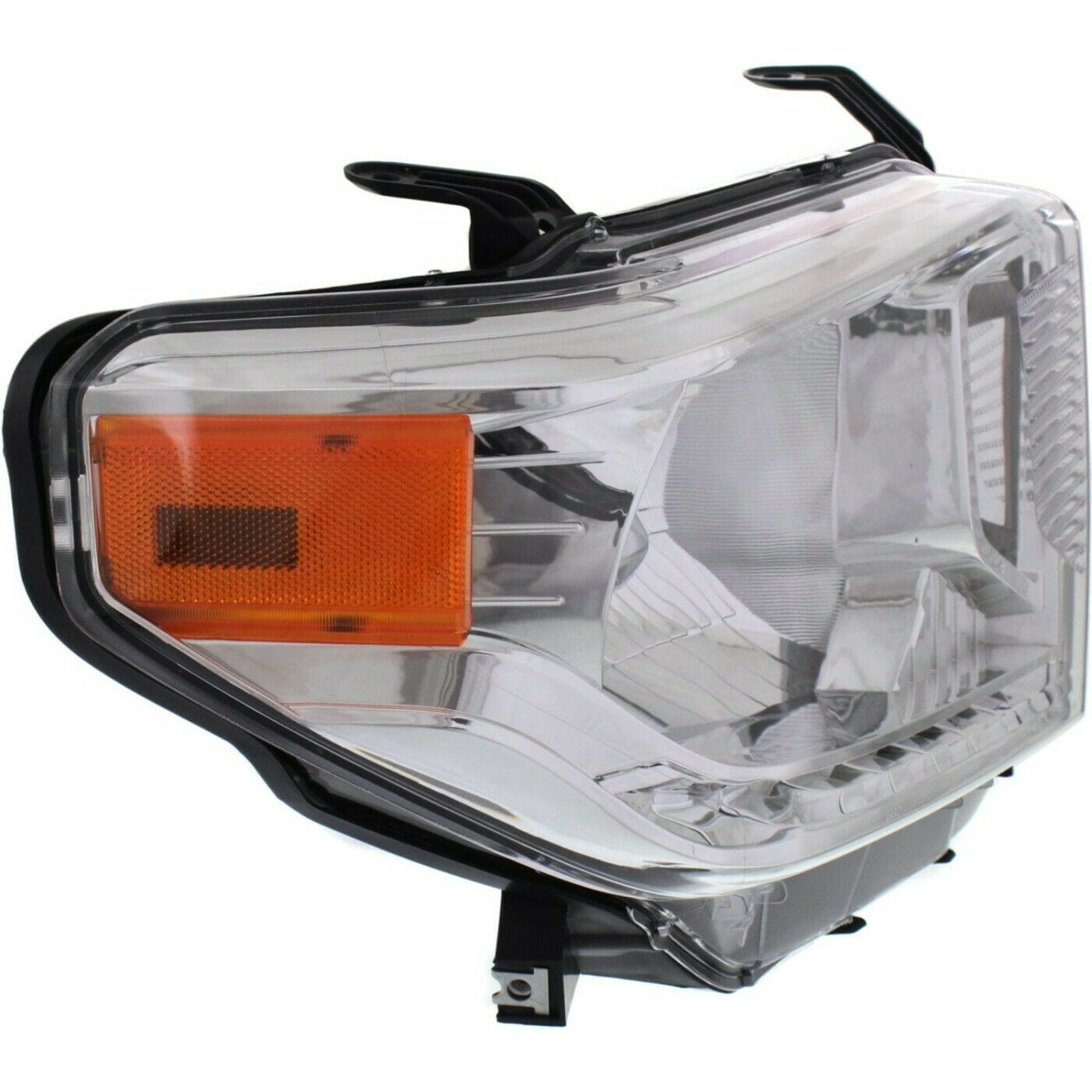 RASE Tire and Auto LLC Headlights NEW 2014-2017 Toyota Tundra Headlights Set Chrome Housing Amber Corner OE Style