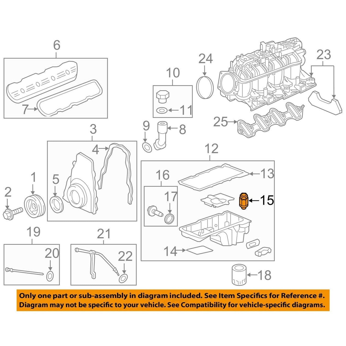 RASE Tire and Auto LLC SILVERADO SIERRA TAHOE YUKON OIL PRESSURE RELIEF VALVE 2007-2013 12608835