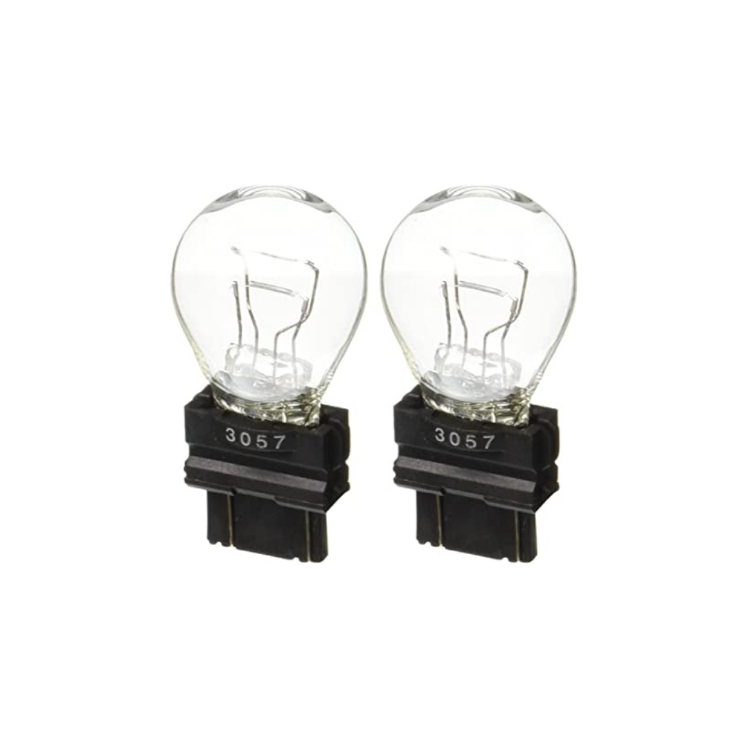 3457 Long Life Clear Mini Bulb, Pack of 2 or 1pc (Interchangeable 3157, 3057, 3357, 3457, 3757, 3156)