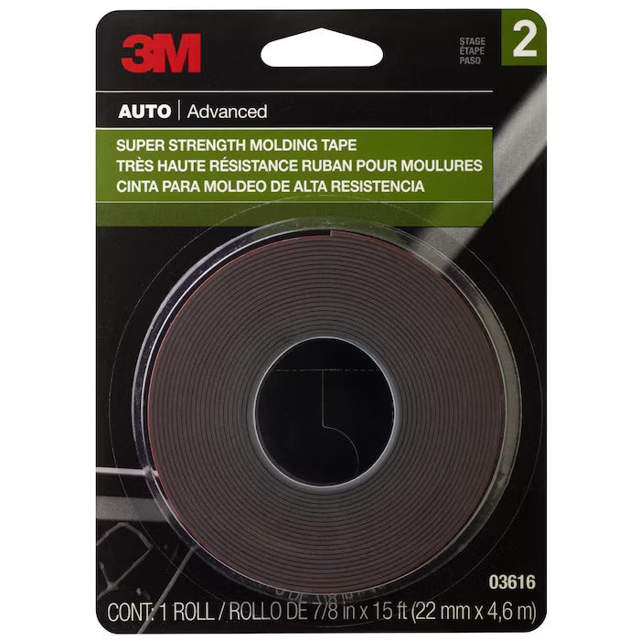 3M 7/8in X 15ft Molding Tape Part #: 3616
