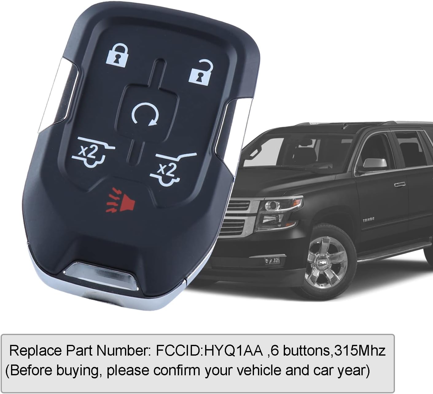 2015-2020 Chevy & GMC 6 Button Key Fob ****ONLY AVAILABLE TO LOCAL MEMPHIS*****PLEASE CALL TO SCHEDULE****