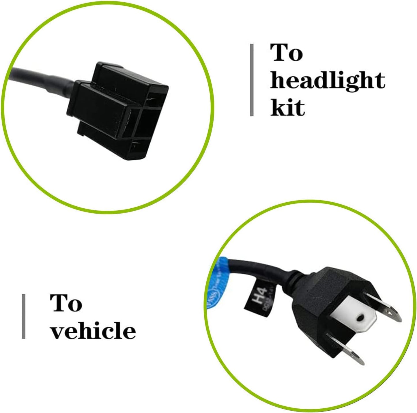 H4 HB2 9003 LED Bulb Decoder Canbus Resistor Anti-flicker Harness,Dashboard Warning Error Free EMC Canceller Decoder