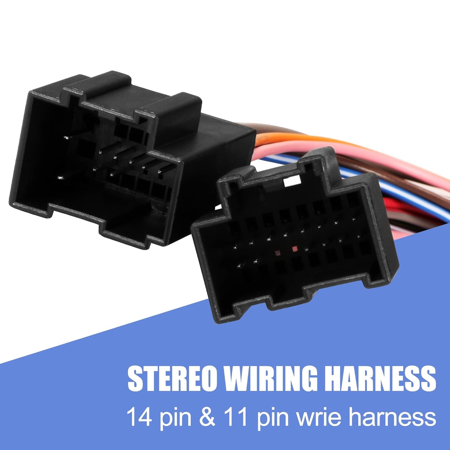 Car Stereo Radio Wiring Harness Adapter For 2007-14 Cadillac Chevy