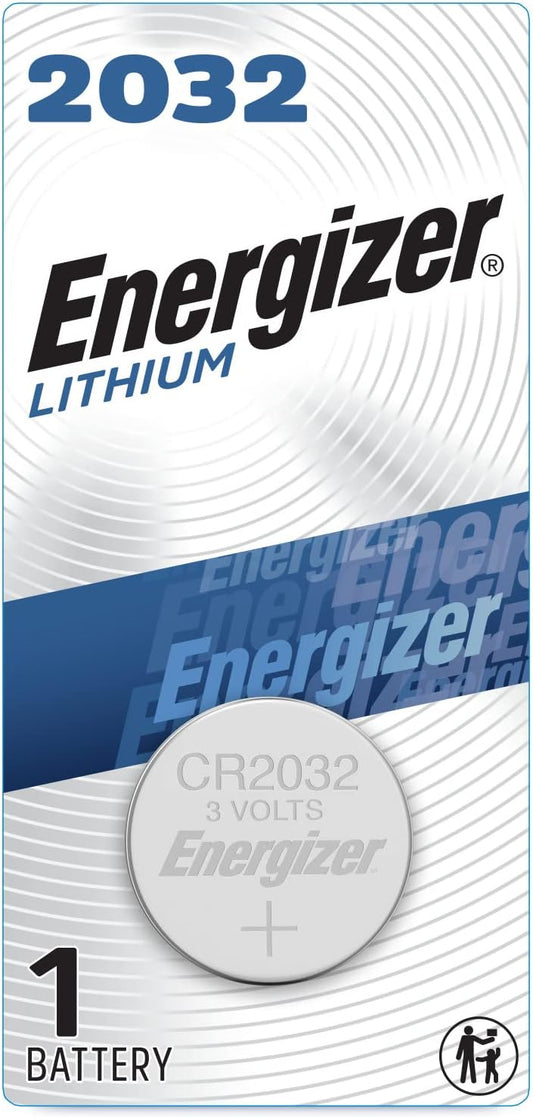 Energizer 2032 Batteries (1 Pack), 3V Lithium Coin Batteries