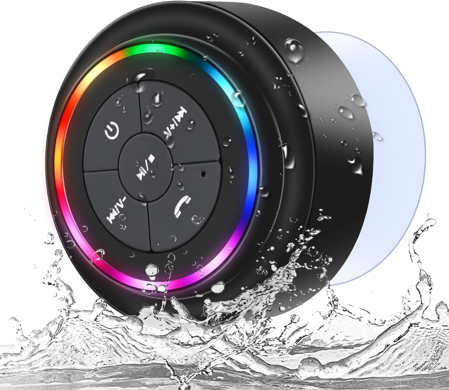 Bluetooth Shower Speaker, Portable Bluetooth Wireless Waterproof Speaker