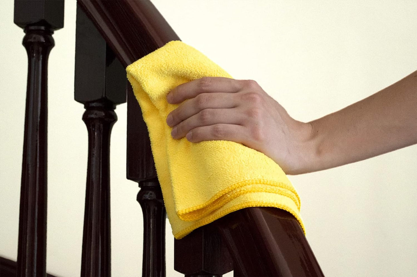 Kirkland Signature Ultra High Pile Premium Microfiber Towels, 16x 16, 36 Count (Pack of 1), Yellow - 713160