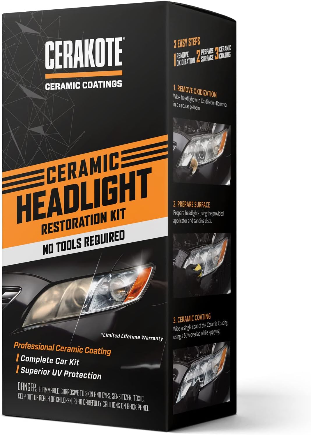 Ceramic Headlight Restoration Kit