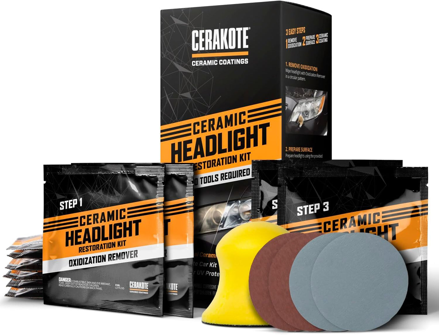 Ceramic Headlight Restoration Kit