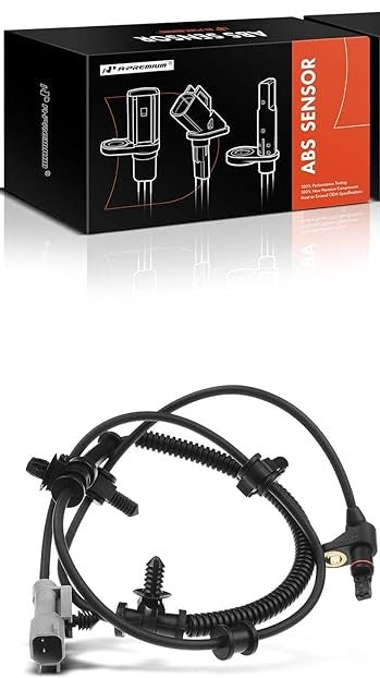 ABS Wheel Speed Sensor Compatible with Jeep Models - Commander 2006-2010, Grand Cherokee 2005-2010, Sport Utility - Front Driver and Passenger, (2-PC Set), Replace# 56044144AC, 56044144AD