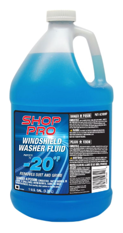 ShopPro Negative 20 Degree Windshield Washer Fluid 1 Gallon