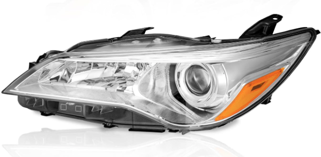 Right |Passanger Side 2015-2017 Toyota Camry Chrome Headlights Clear Projector lamp