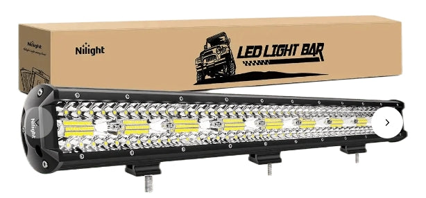 Nilight 26 Inch 540W Triple Row Spot Flood LED Light Bar