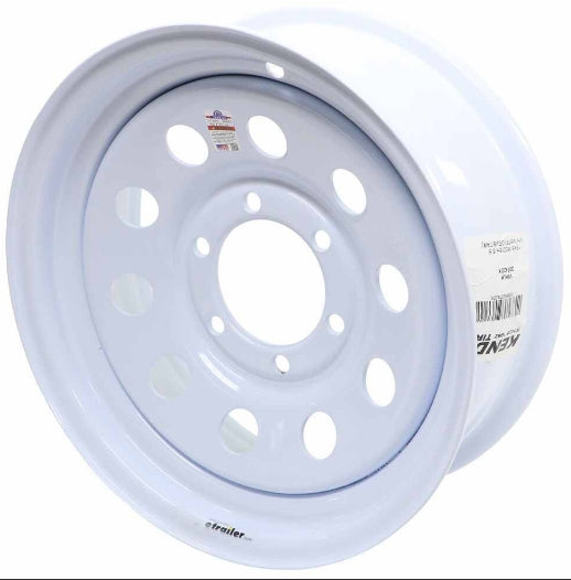 White Dexstar wheel 17-293 16X6 K 3750LB