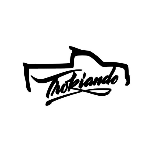 Trokiando White Car Window Decal