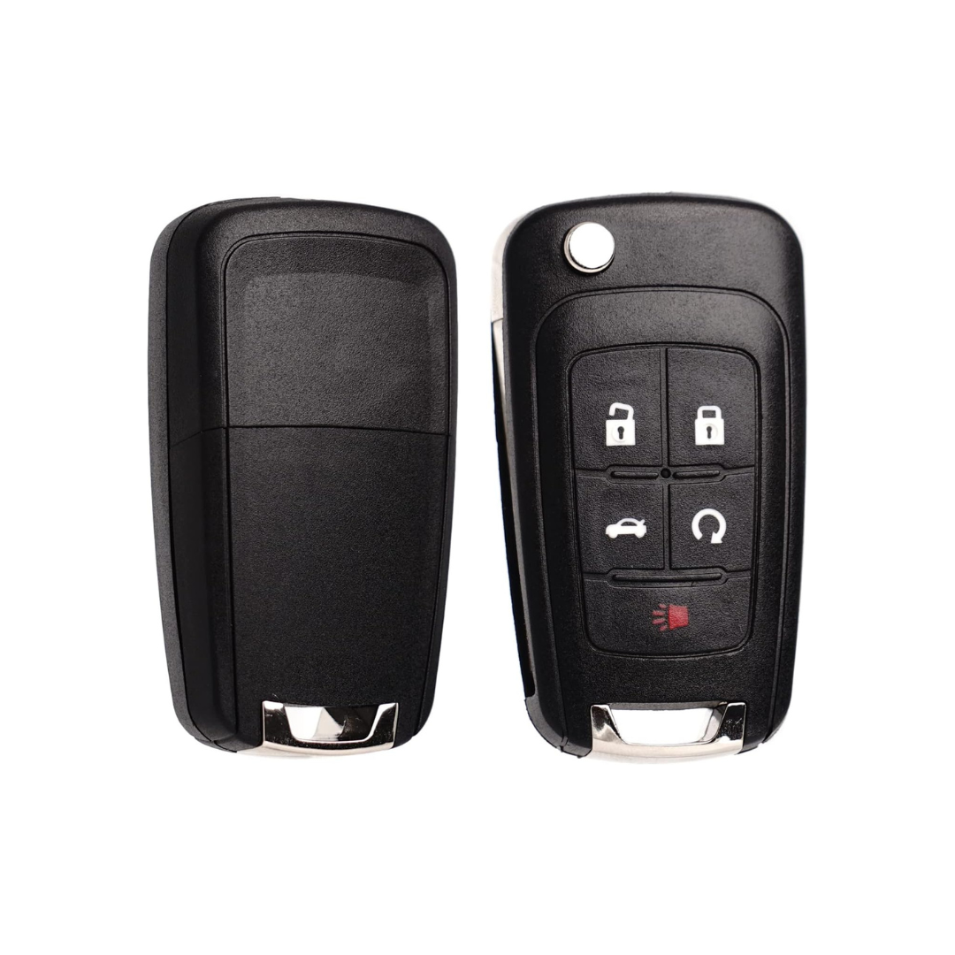 Flip Key Fob Replacement Fits for Chevy 2010- 2019 GMC Buick Keyless Entry Remote