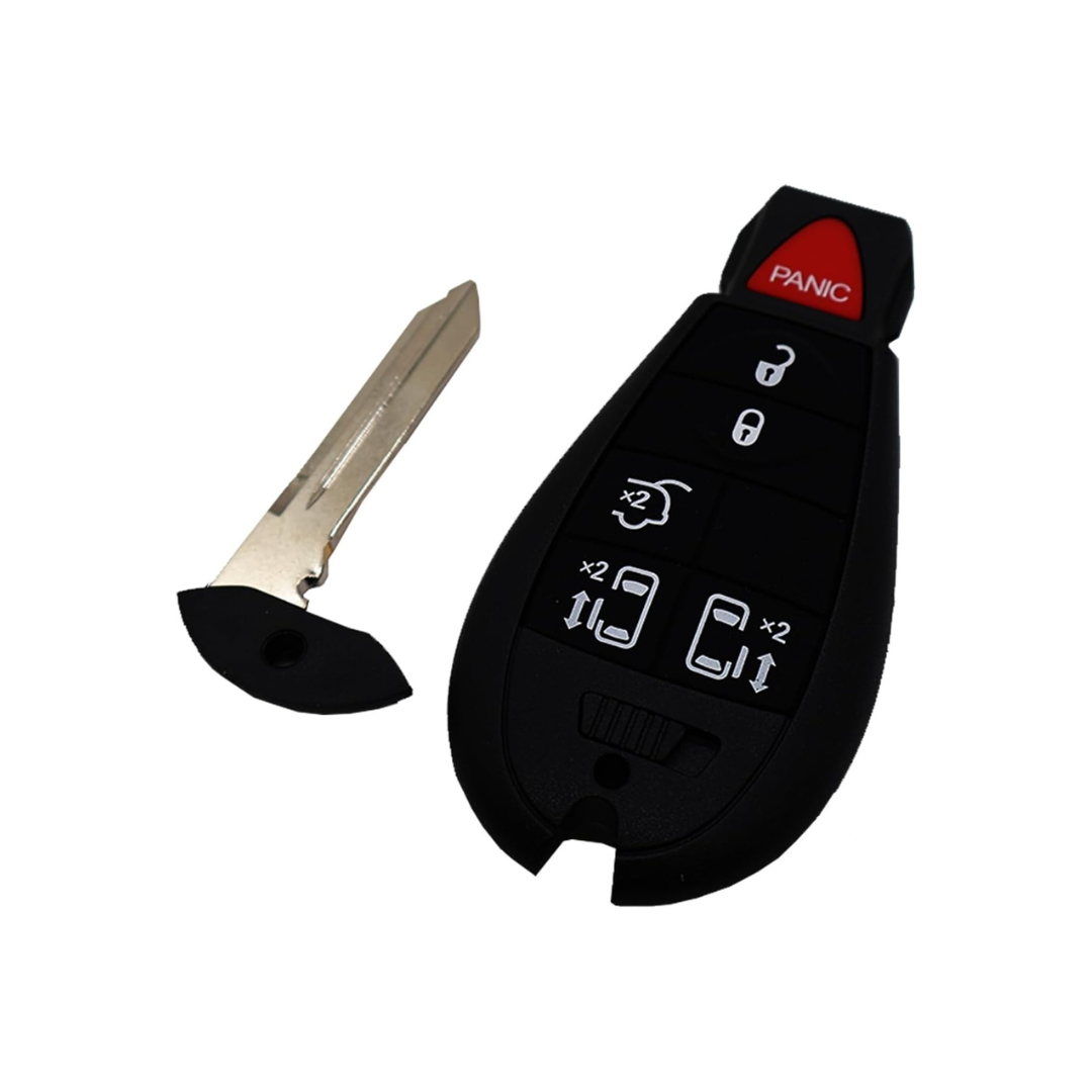 M3N5WY783X IYZ-C01C 433 Mhz 6 Button Keyless Entry Remote Key Fob for Dodge Grand Caravan 2008-2014 for Chrysler Town and Country 2008-2015