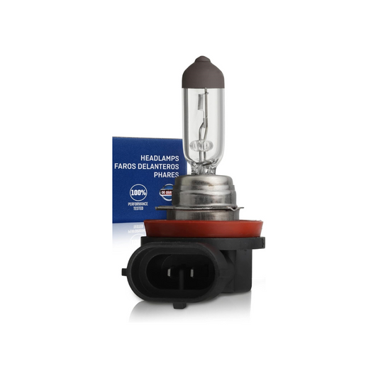 1x H8 High Performance Halogen Headlight Bulb, High Beam, Low Beam and Fog Replacement Bulb