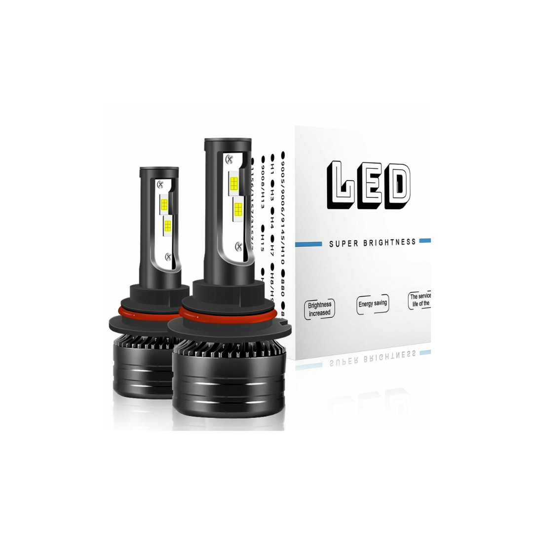 1x Pair (2) 9007 HB5 LED Headlight Bulbs