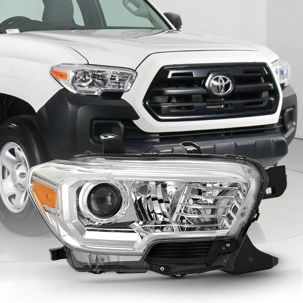 RASE Tire and Auto LLC 16-20 Toyota Tacoma Black Trim Projector Headlight w/LED DRL Right Passenger