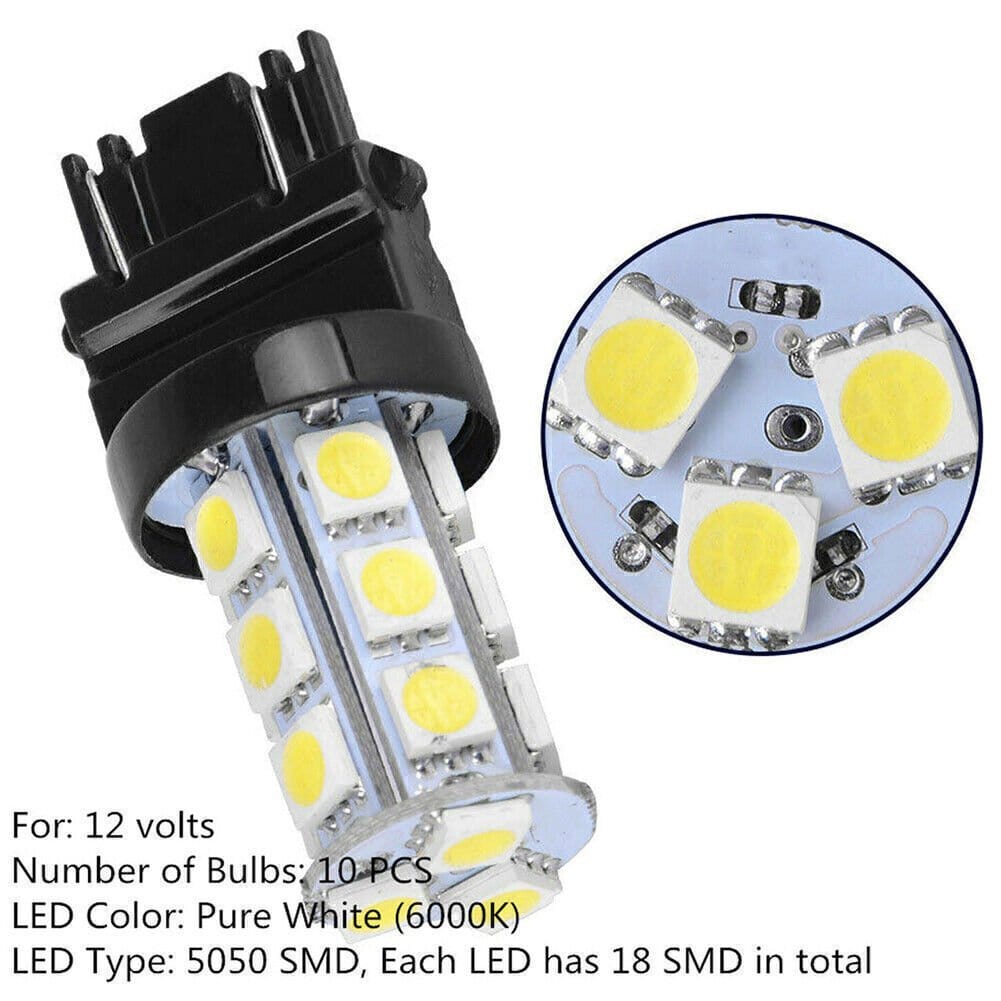 RASE Tire and Auto LLC 1x  3157 LED Car Mini Bulb -Available in cool white