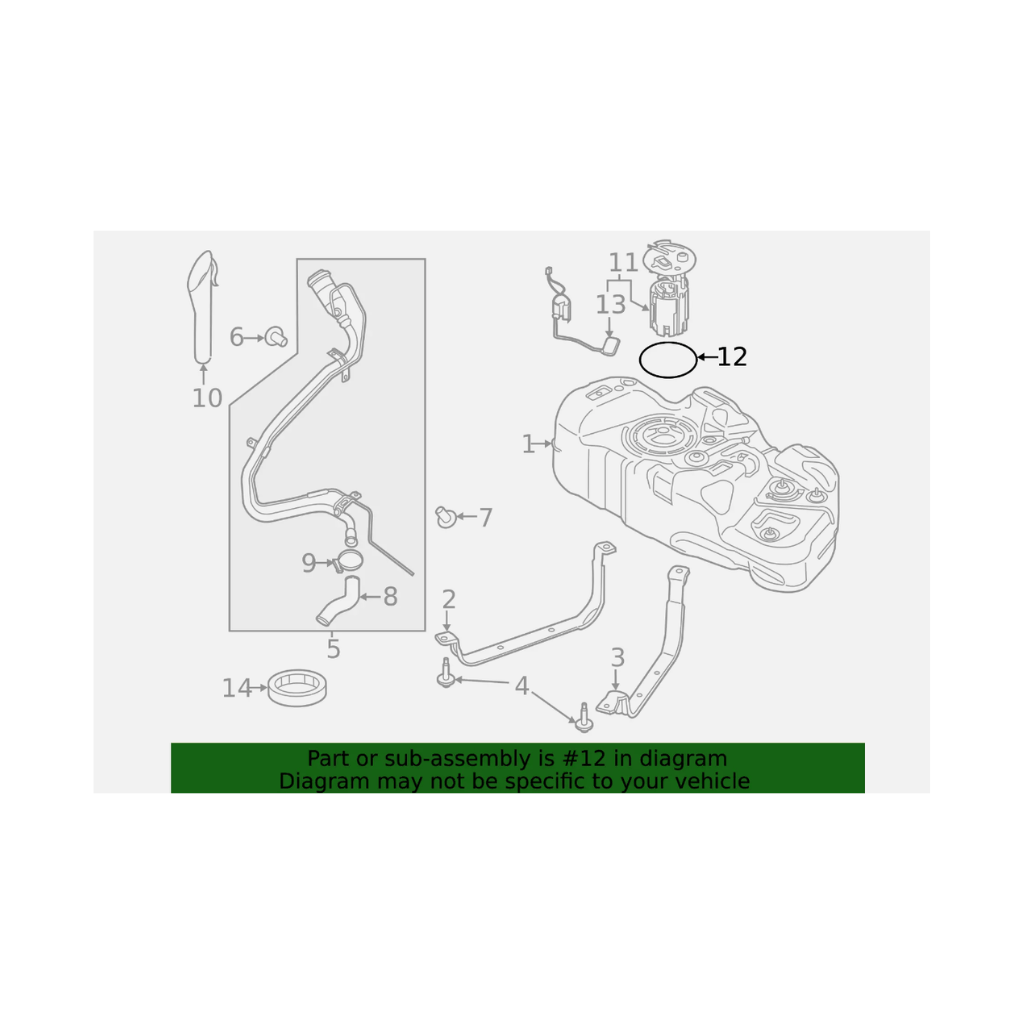 RASE Tire and Auto LLC  1x Genuine Ford Fuel Pump Gasket BL3Z9E583B