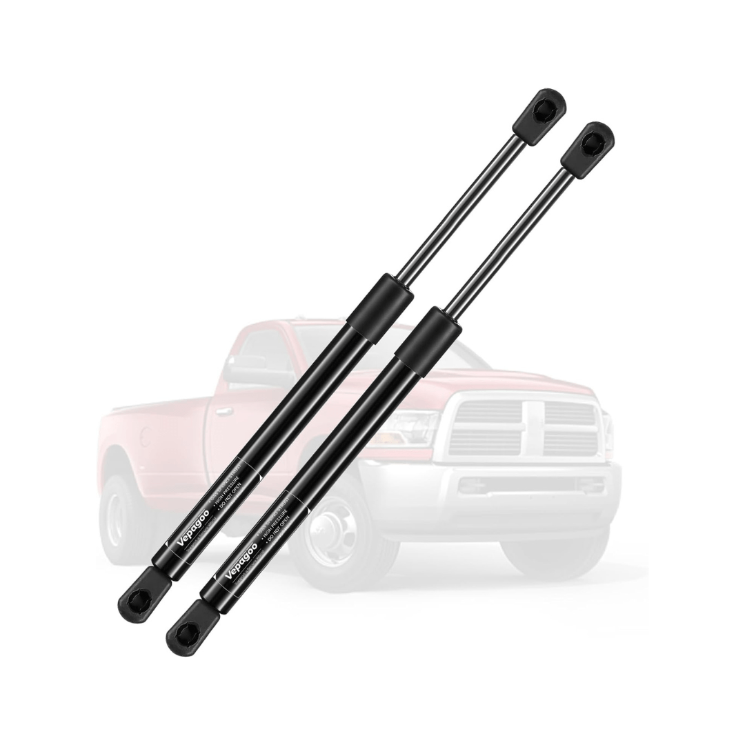 RASE Tire and Auto LLC 2 Front Hood Gas Lift Supports Struts 4364 Compatible for 2002-2010 Dodge Ram 1500/2500/3500/4500/5500 Spring Shocks