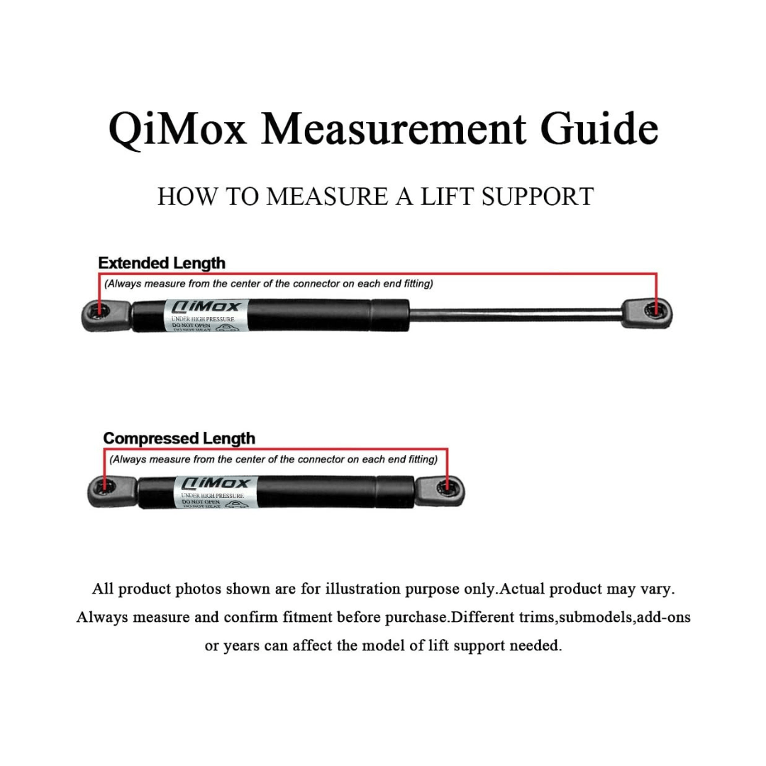 RASE Tire and Auto LLC (2) Hood Lift Supports Shock Struts Compatible With Mercury Mountaineer 2002-2010